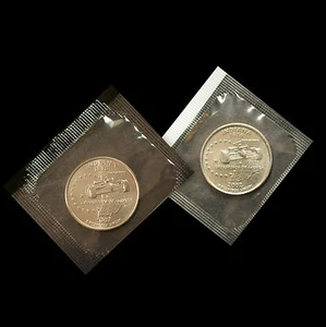 2002 P+D Indiana State BU Washington Statehood Quarters in Original Mint Cello - Picture 1 of 1