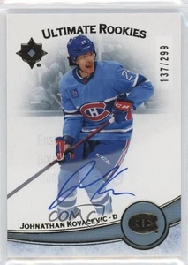 2022-23 Ultimate Collection Rookies /299 Johnathan Kovacevic #134 Rookie Auto RC - Picture 1 of 7