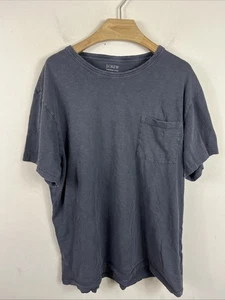 J Crew Garment Dyed Pocket Tee Grau T-Shirt Baumwolle Gr. XL Einzelnaht - Bild 1 von 5