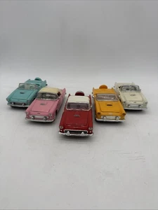 Konvolut 5 Ford Thunderbird Cabrio Die-Cast Autos Maßstab 1:24 (Franklin Mint) - Bild 1 von 24