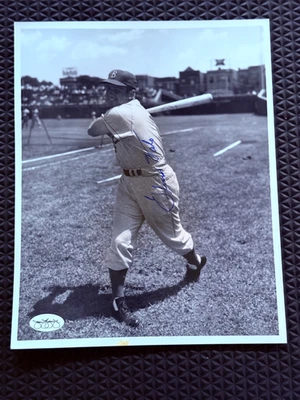 Elmer Valo Signed Autograph 8x10 Photo Brooklyn Dodgers JSA - Image 1 of 3
