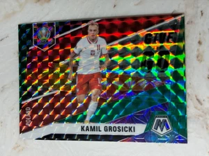KAMIL GROSICKI - 2021 MOSAIC UEFA EURO SOCCER GIVE N GO GREEN PRIZM INSERT - Bild 1 von 2