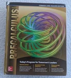 Glencoe Precalculus: Common Core Teacher Edition Hardcover 2014 **READ** - Bild 1 von 8