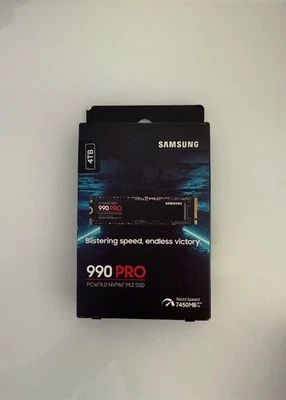 Samsung 990 Pro 4TB Internal M.2 SSD PCle Gen 4x4 - Image 1 of 2