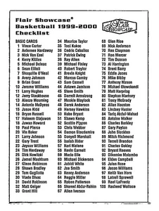 Listas de verificación Fleer Focus 2000 #sin lista de verificación 2 - Imagen 1 de 2