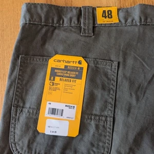 Carhartt Shorts Rugged Flex Relaxed Fit Neu mit Etikett Olivgrün Gr. 48 - Bild 1 von 7