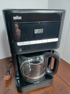 Braun Brew Sense 12 cup Drip Coffee Maker, Black, KF7000BK - Image 1 of 4