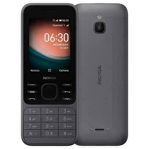 BRAND NEW GENUINE NOKIA 6300 4G - UNLOCKED - CHARCOAL - 4GB - WIFI - BLUETOOTH - Image 1 of 2