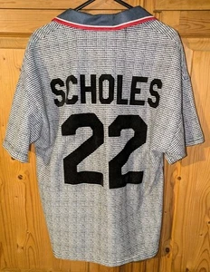 Camiseta visitante Manchester United 1995/96 - Paul Scholes 22 - Tercera equipación. - Imagen 1 de 6