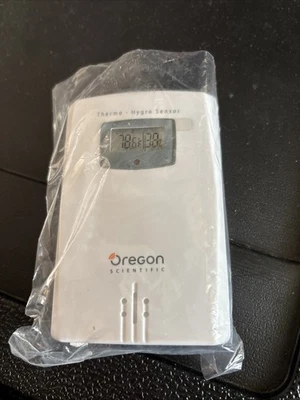 Sensor inalámbrico de temperatura y humedad con pantalla Oregon Scientific THGR122N Foto 1 de 3