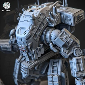 Unbemalte Legion Mecha und Pilot | extreme Details 3D gedruckte Figur 12k - Bild 1 von 10