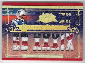 DEION BRANCH 2007 PLAYOFF NATIONAL TREASURES GAME-WORN PATCH SUPER BOWL #18/25! - Picture 1 of 1