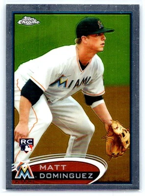 2012 Topps Chrome #159 Matt Dominguez - Image 1 of 2