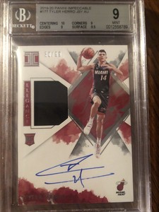 2019-20 Panini Impeccable - Elegance Rookie Jersey Autographs #177 Tyler...