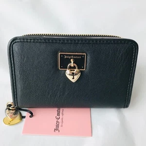 Juicy Couture Rolling on Multicompartment Bifold Interior ID window Liquorice - Picture 1 of 9