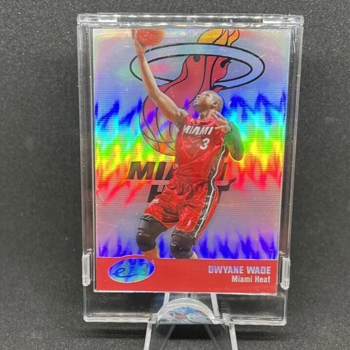 2008 eTopps Dwyane Wade #27 /899 Encased - Refractor - Miami Heat