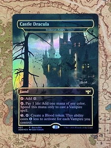 MTG - Castle Dracula Voldaren Estate 403 Buy-a-Box Promo Borderless FOIL NM - Picture 1 of 3