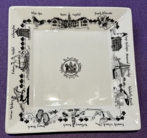 THE DELAWARE Kollektion von The Dish (Künstlerin Nancy Jones) 7" x 7" Quadratischer Teller - Bild 1 von 8