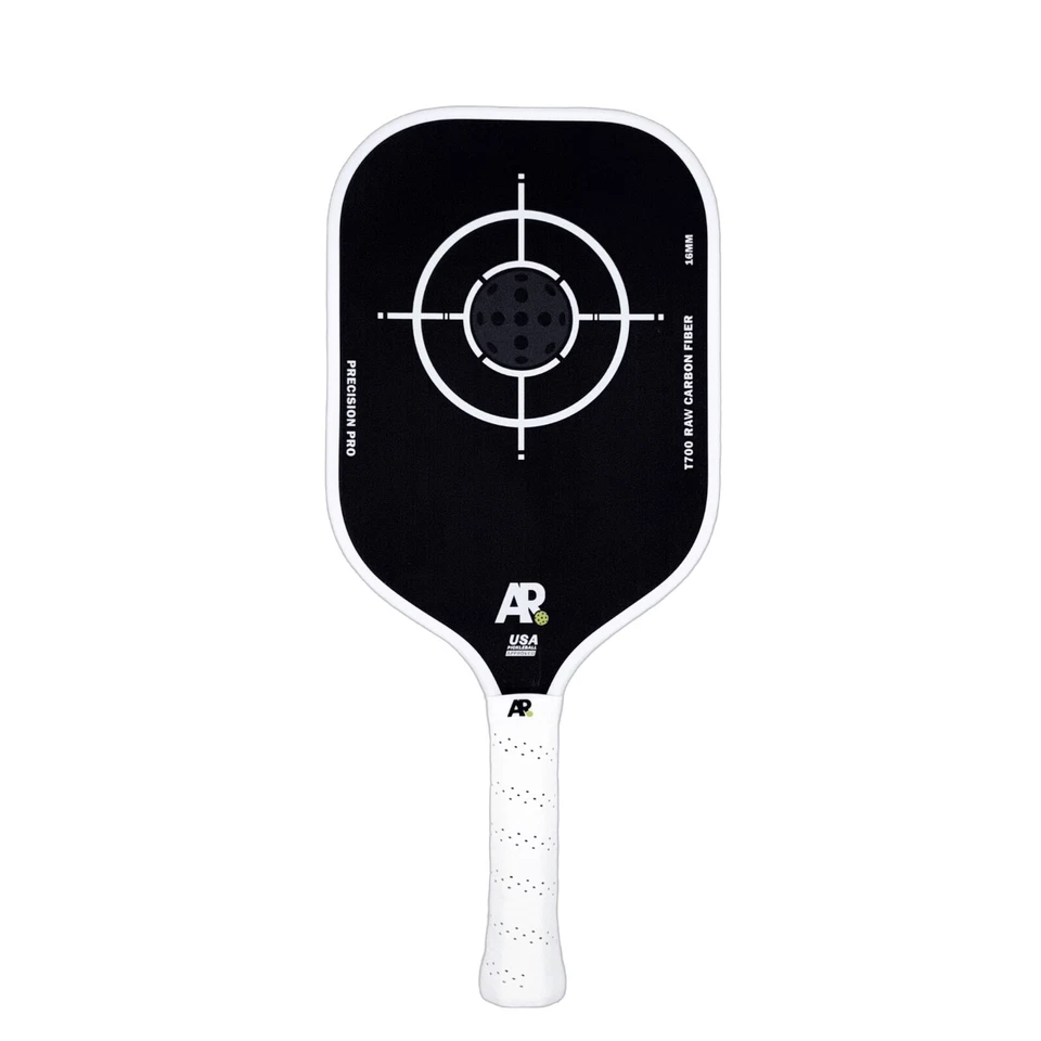 AWAKENRIVALRY AR Precision Pro White Pickleball Paddle, Brand New 16mm, 8.0oz, 16.5in paddle
