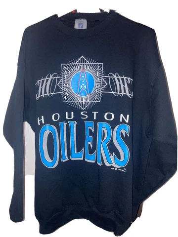 VINTAGE Houston Oilers Mens Extra Large XL Sweatshirt Logo 7 Cover