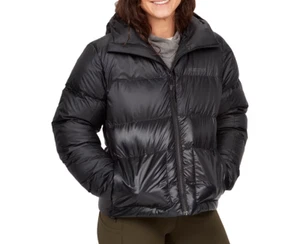 MARMOT Guides Down Womens XL Hooded Parka/Jacket/Coat Black NEW $275 - Picture 1 of 10