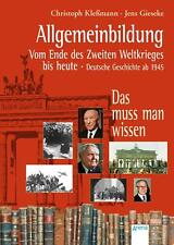 Allgemeinbildung - Deutsche Geschichte ab 1945 von Chr. Kleßmann / Jens Gieseke