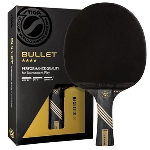 STIGA Bullet Ping Pong Paddle – 5-ply Extra Light Blade – 2mm Premiu - Picture 1 of 6