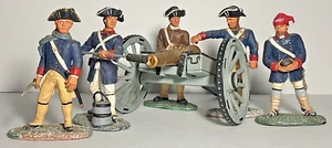 Please Read - Britains American Revolution 6lb Cannon Crew Unboxed #17285 - Picture 1 of 20