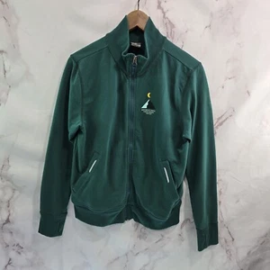 REI Jacket Youth Large 14 16 Green Boys Girls Kids Youth Cotton Zip Mock Neck - Picture 1 of 10