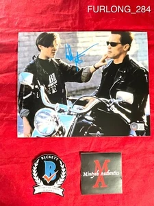 ¡FOTO FIRMADA DE EDWARD FURLONG 8x10 AUTOGRAFIADA! ¡TERMINATOR 2! ¡JOHN CONNOR! BECKETT - Imagen 1 de 3