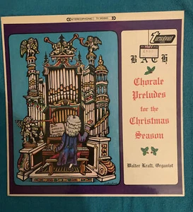 Bach* - Chorale Preludes For The Christmas Season, LP, Album, GREAT COPY - Picture 1 of 4
