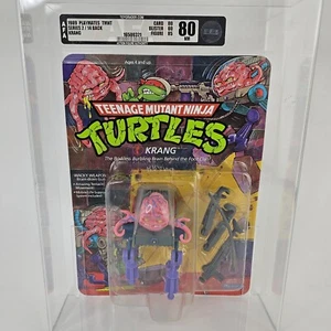 Tmnt 1989 Playmates Krang 14 Back AFA 80 Graded Teenage Mutant Ninja Turtles - Picture 1 of 9