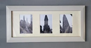 Framed Set New York Building Prints - Flatiron, Rockefeller Plaza, Empire State - Picture 1 of 1