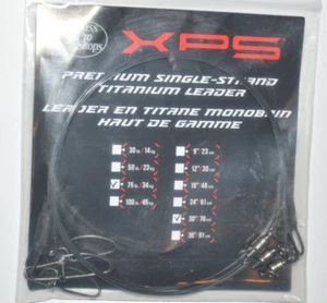 bass pro shops xps titanium leader 30" 75lb ball bearing swivel musky barracuda - Picture 1 of 2