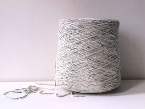 CHENILLE YARN 100% RAYON IN SAGE SILVER GREEN CROCHET WEAVING 1000 YPP SO SOFT!! - Picture 1 of 3
