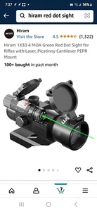 Hiram Red Dot Sight W/laser - Picture 1 of 4