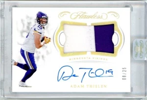 2018 Panini Flawless Football Patch Autograph #PA-AT Adam Thielen #08/25 - Bild 1 von 2
