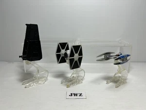 3x 2014 Star Wars Hot Wheels Starships TIE FIGHTER Diecast joblot bundle - Picture 1 of 9