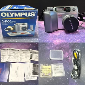 Olympus CAMEDIA C-4000 Zoom 4.0MP Digital Camera ~ Tested & Working ~ w/ SD Card - Picture 1 of 24