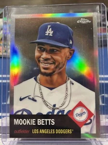 2022 Topps cromo platino aniversario Mookie Betts #350 Los Angeles Dodgers - Imagen 1 de 2