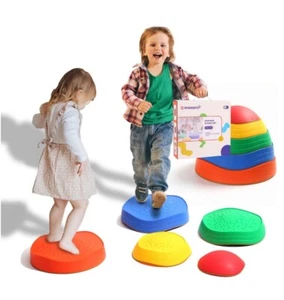 makarci Stepping Stones for Kids, 5pcs Non-Slip Plastic Balance stones. - Picture 1 of 6