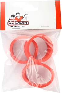 Pinball Flipper Gomma - Rosso - Set di 3 - Foto 1 di 2