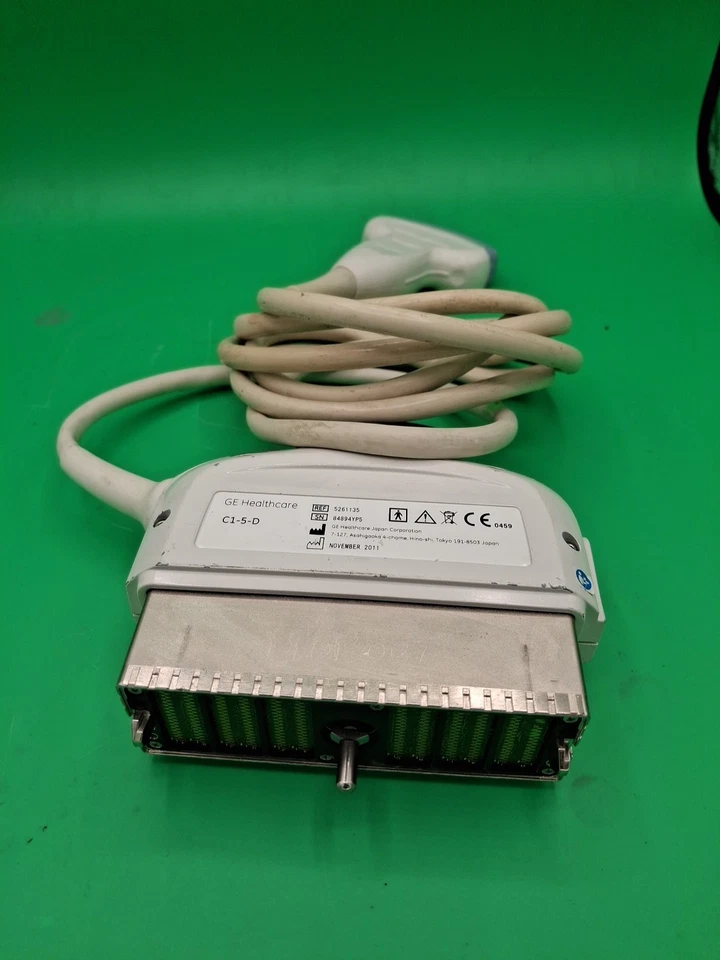 Sonda transductora de ultrasonido matriz convexa GE C1-5-D REF 5261135 ~94894YP5 Foto 1 de 4