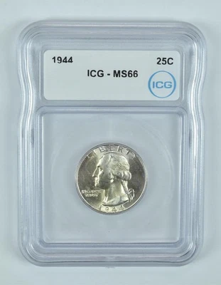 1944 Washington Quarter MS66 ICG *1128 - Image 1 of 4