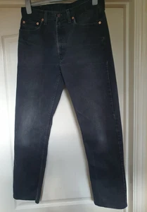Levi's Vintage 90s 611 Straight Fit Orange Tab Jeans W33 L31 Men's Washed Black - Picture 1 of 13