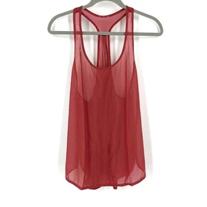 Camiseta sin mangas Lululemon Mesh Racerback rosa talla pequeña/mediana - Imagen 1 de 7