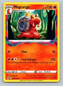 Pokemon Magcargo SWSH11: Lost Origin 022/196 Near Mint NM - Picture 1 of 2