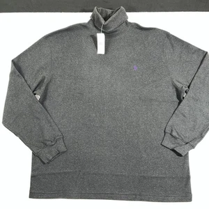 Neu Polo Ralph Lauren Rollkragen Herren Gr. XXL anthrazit grau schwer 100% Baumwolle - Bild 1 von 11