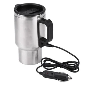 12V 450ml Car Electric Kettle In-car Kettle Boiler Vehicle Travel Heating - Picture 1 of 16