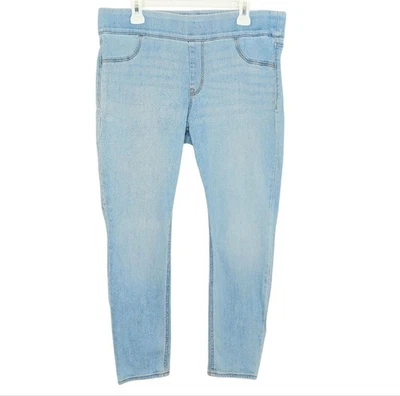 OLD NAVY Mujer Lavado Ligero Tiro Medio Jeggings Talla 16 Pequeño Elastizado Denim Foto 1 de 4